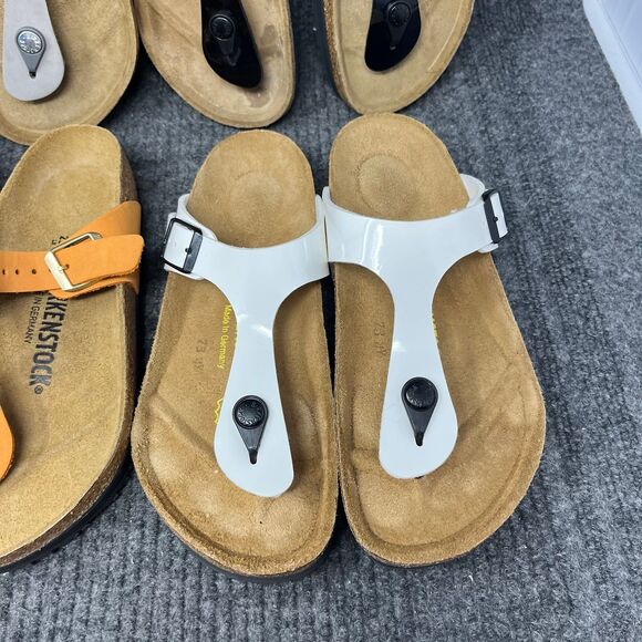 READ 4X‎ New Birkenstock Gizeh Sandals Left LLD Leg Length Discrepancy Women’s 5 - Picture 7 of 10